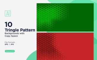 Dynamic Triangles Pattern Background for Creative Projects 653