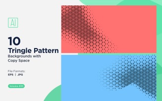 Dynamic Triangles Pattern Background for Creative Projects 655