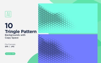 Dynamic Triangles Pattern Background for Creative Projects 656