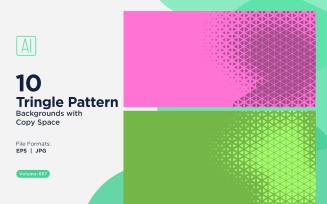 Dynamic Triangles Pattern Background for Creative Projects 657