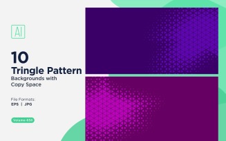 Dynamic Triangles Pattern Background for Creative Projects 658