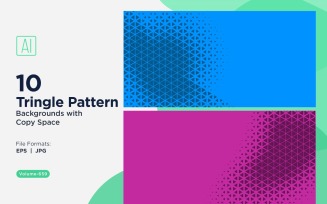 Dynamic Triangles Pattern Background for Creative Projects 659