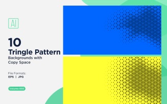 Dynamic Triangles Pattern Background for Creative Projects 660