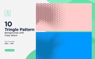 Dynamic Triangles Pattern Background for Creative Projects 662