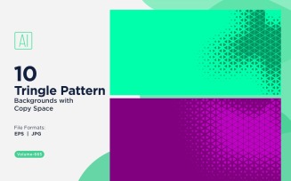 Dynamic Triangles Pattern Background for Creative Projects 665