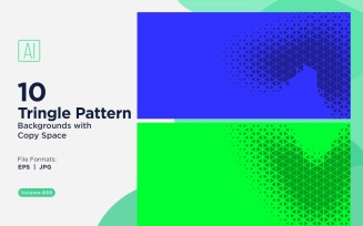 Dynamic Triangles Pattern Background for Creative Projects 666