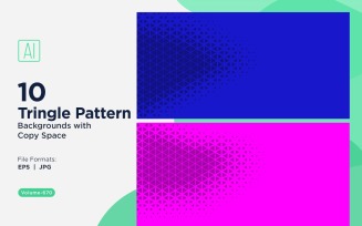 Dynamic Triangles Pattern Background for Creative Projects 670