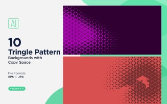 Dynamic Triangles Pattern Background for Creative Projects 671