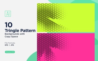 Dynamic Triangles Pattern Background for Creative Projects 672