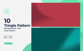 Dynamic Triangles Pattern Background for Creative Projects 674