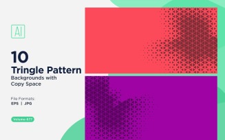 Dynamic Triangles Pattern Background for Creative Projects 677