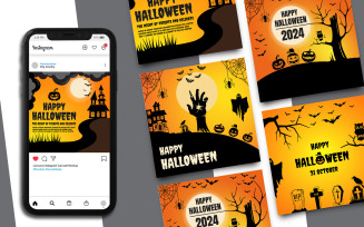 Happy Halloween Instagram Template