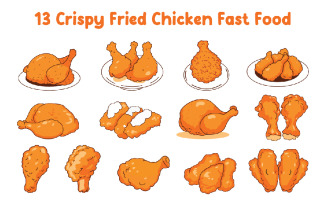 13 Crispy Fried Chicken Fast Food