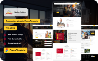 Skyline Builderz | Construction Website UI Template