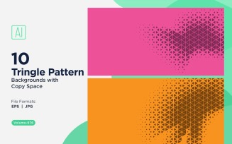 Dynamic Triangles Pattern Background for Creative Projects 676