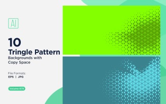 Dynamic Triangles Pattern Background for Creative Projects 679