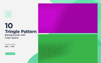 Dynamic Triangles Pattern Background for Creative Projects 682