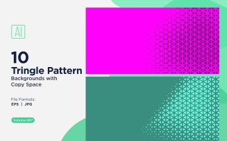 Dynamic Triangles Pattern Background for Creative Projects 687