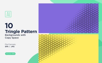 Dynamic Triangles Pattern Background for Creative Projects 690