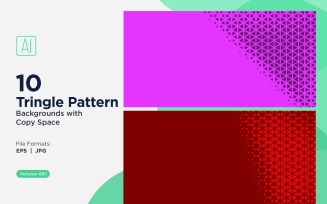 Dynamic Triangles Pattern Background for Creative Projects 691