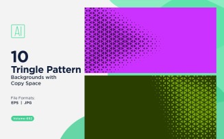 Dynamic Triangles Pattern Background for Creative Projects 692