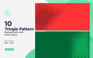 Dynamic Triangles Pattern Background for Creative Projects 695