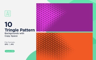 Dynamic Triangles Pattern Background for Creative Projects 696