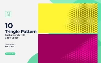 Dynamic Triangles Pattern Background for Creative Projects 701