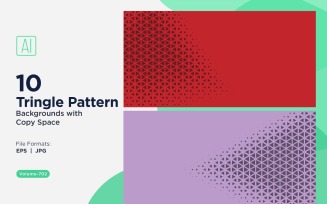 Dynamic Triangles Pattern Background for Creative Projects 702