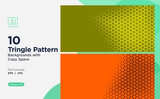 Dynamic Triangles Pattern Background for Creative Projects 705