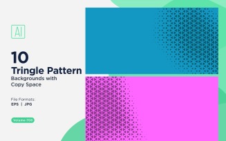 Dynamic Triangles Pattern Background for Creative Projects 708