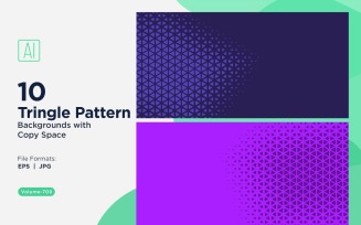 Dynamic Triangles Pattern Background for Creative Projects 709