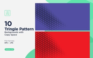 Dynamic Triangles Pattern Background for Creative Projects 710