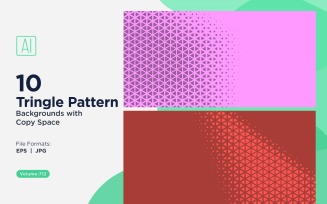 Dynamic Triangles Pattern Background for Creative Projects 712