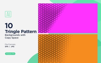 Dynamic Triangles Pattern Background for Creative Projects 714