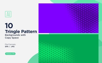 Dynamic Triangles Pattern Background for Creative Projects 715