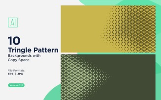 Dynamic Triangles Pattern Background for Creative Projects 716