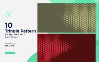 Dynamic Triangles Pattern Background for Creative Projects 717