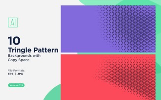 Dynamic Triangles Pattern Background for Creative Projects 719