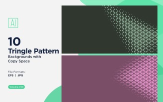 Dynamic Triangles Pattern Background for Creative Projects 720