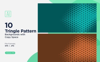 Dynamic Triangles Pattern Background for Creative Projects 721