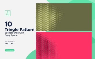 Dynamic Triangles Pattern Background for Creative Projects 722