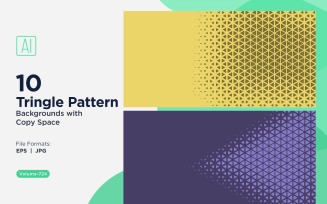 Dynamic Triangles Pattern Background for Creative Projects 724