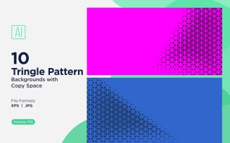 Dynamic Triangles Pattern Background for Creative Projects 725