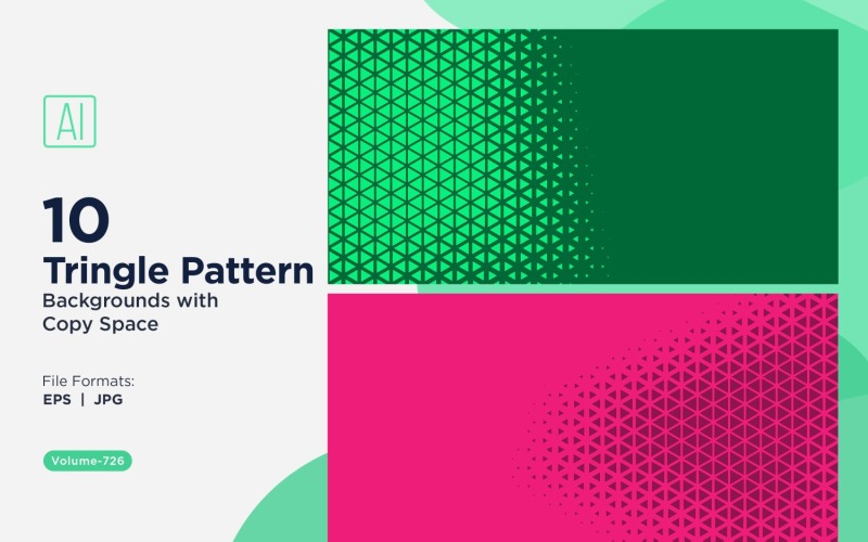 Dynamic Triangles Pattern Background for Creative Projects 726