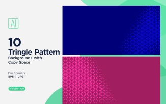 Dynamic Triangles Pattern Background for Creative Projects 729