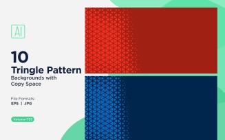 Dynamic Triangles Pattern Background for Creative Projects 733