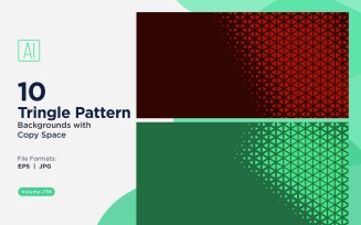 Dynamic Triangles Pattern Background for Creative Projects 736