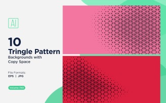 Dynamic Triangles Pattern Background for Creative Projects 740