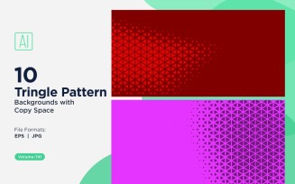 Dynamic Triangles Pattern Background for Creative Projects 741